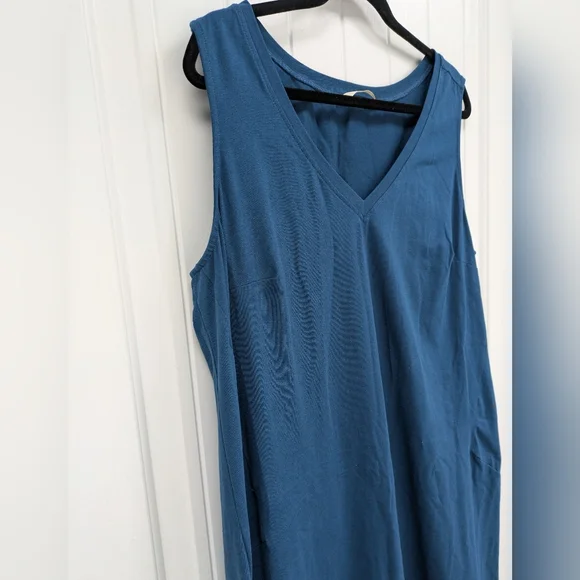 Zapelle Teal Sleeveless Dress - Picture 3 of 5